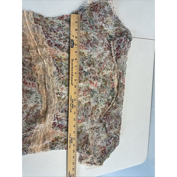 Soft Surroundings Althea Sheer Maxi Dress cover up Lightweight Plus size 20W - Picture 8 of 10